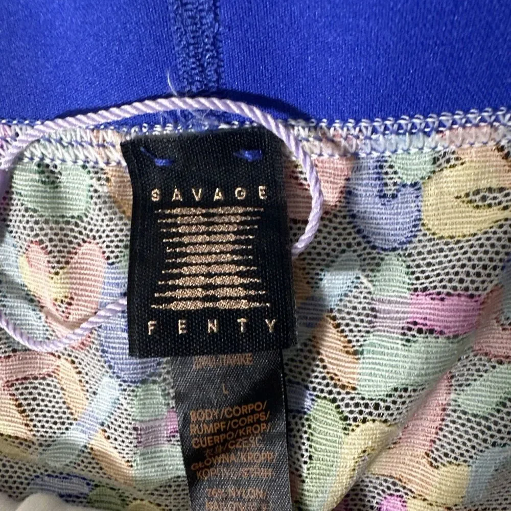 Savage Fenty X Women’s Lace Multicolor Underwear Boxer Brief L Girlfriend